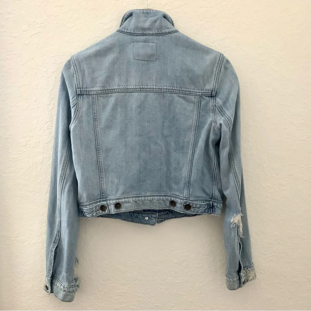 PAIGE Distressed Jean Jacket
